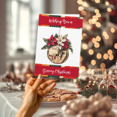 Wishing You A Groovy Christmas | ディスコボール カード