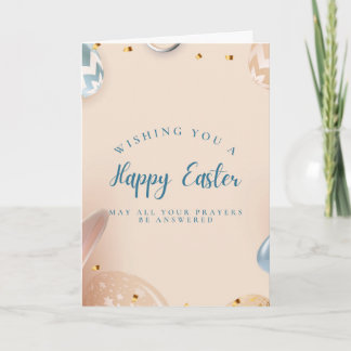 Wishing you a Happy Easter Card カード