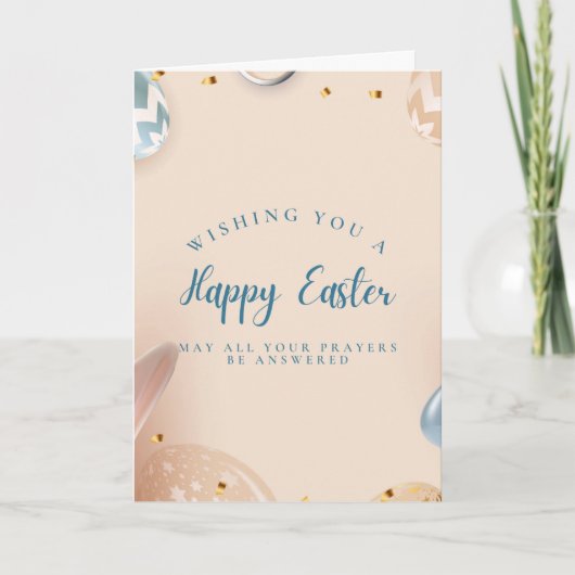 Wishing you a Happy Easter Card カード (正面)