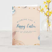 Wishing you a Happy Easter Card カード (黄色い花)