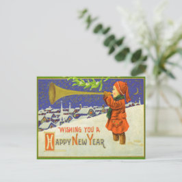 Wishing You a Happy New Year ポストカード