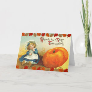 Wishing You a Happy Thanksgiving シーズンカード