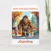 Wishing you a Legendary Halloween! | Bigfoot カード (正面)