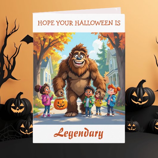 Wishing you a Legendary Halloween! | Bigfoot カード