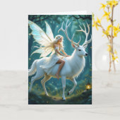 Wishing you a Magical Birthday Personalized カード (黄色い花)