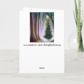 Wishing You A Magical Christmas カード (裏面)