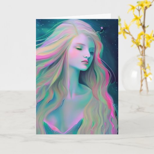 Wishing You A Magical Day カード (黄色い花)