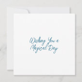 Wishing You A Magical Day | 異世界の芸術 カード (裏面)