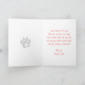 Wishing You a Meow-y Christmas | Personalized シーズンカード (内部)