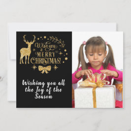 Wishing You A Merry Christmas/Two-Sided Photo Card シーズンカード