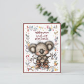 Wishing You A Merry KOAL-ATY Christmas シーズンポストカード (スタンド正面)