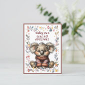 Wishing You A Merry KOAL-ATY Christmas シーズンポストカード (スタンド正面)