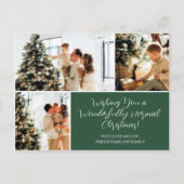 Wishing You A Normal Christmas Photo Holiday Card シーズンポストカード (正面)