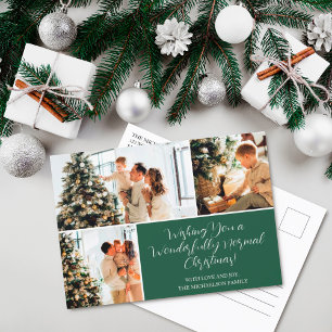 Wishing You A Normal Christmas Photo Holiday Card シーズンポストカード