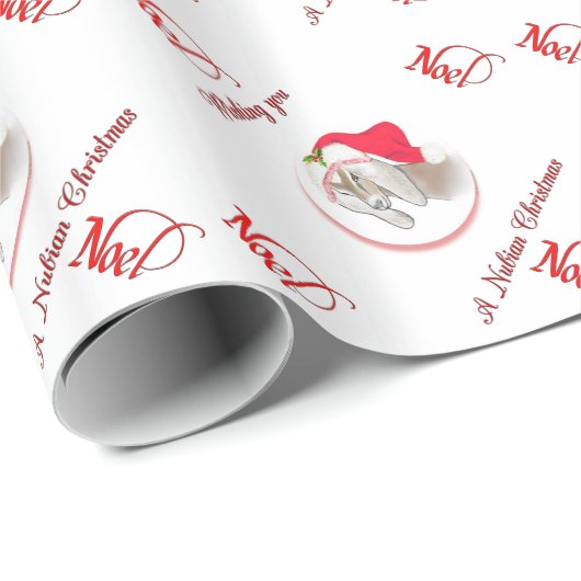 Wishing You A Nubian Christmas Goat Wrappape ラッピングペーパー (ロールコーナー)