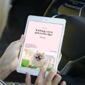 Wishing You A Pawsome Dayポメラニア犬 カード