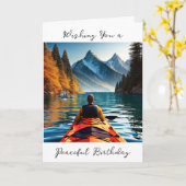 Wishing You A Peace誕生日 |カヤックテーマ カード (黄色い花)