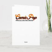 Wishing You A Peace誕生日 | 植物と猫 カード (裏面)