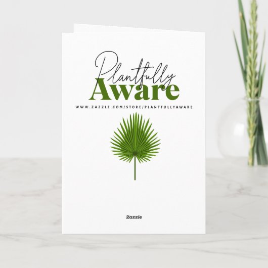 Wishing You a Peaceful Day | Weeping Willow カード (裏面)