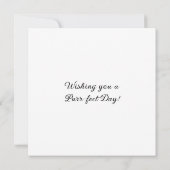 Wishing you a Purr-fect Day! Friendship カード (裏面)