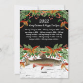 Wishing You A Reely Fly Fishmas, Flat Holiday Card シーズンカード (裏面)