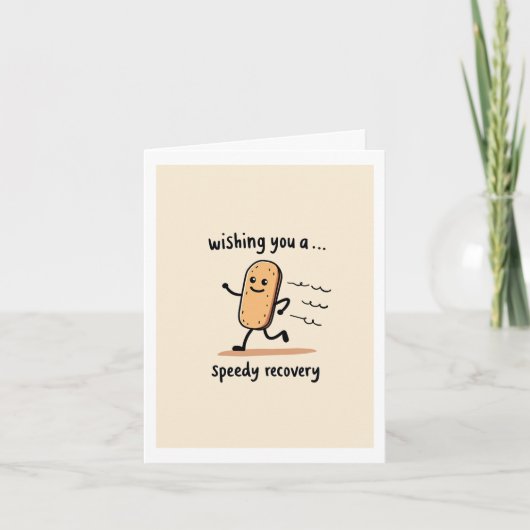 Wishing You A Speedy Recovery Get Well Soon カード (正面)