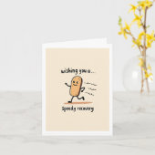 Wishing You A Speedy Recovery Get Well Soon カード (黄色い花)