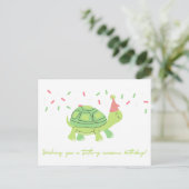 Wishing you a turtle-y awesome birthday! Card ポストカード (スタンド正面)