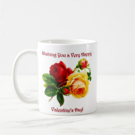 Wishing You A Veryハッピーバレンタインデーバラギフト コーヒーマグカップ