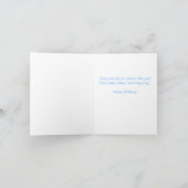 Wishing You A Veryハッピーバースデー – 黒の渦巻き カード (内部)