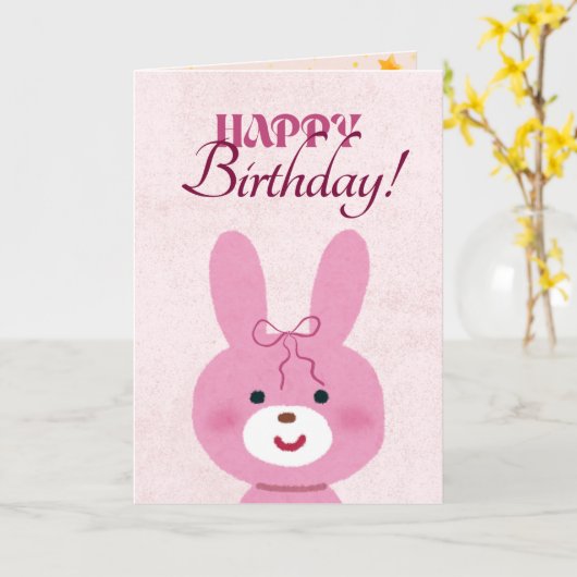 Wishing You a Wonderful Birthday カード (黄色い花)