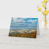 Wishing You a Wonderful Birthday カード (黄色い花)