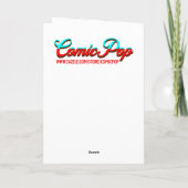 Wishing You All メリー and Bright Christmas シーズンカード (裏面)