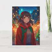 Wishing You Ani-making Christmas Anime Pun カード (正面)