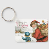 Wishing You Christmas応援by Ellen Clapsaddle キーホルダー (裏面)