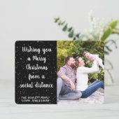 Wishing you Christmas Social Distance写真 シーズンカード (スタンド正面)