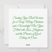 Wishing You Enough Card シーズンカード (裏面)