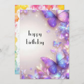 Wishing You Every Beautiful Thing誕生日 シーズンカード (正面/裏面)