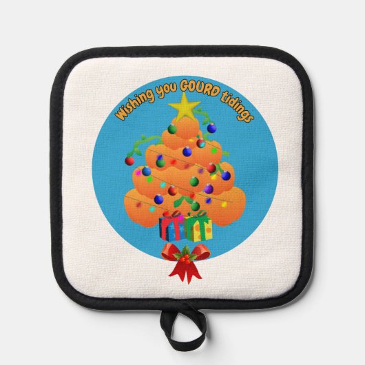 Wishing you Gourd Tidings 鍋敷き (正面)