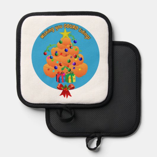 Wishing you Gourd Tidings 鍋敷き (正面/裏面)