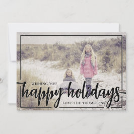 Wishing you Happy Holidays写真 シーズンカード