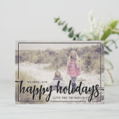 Wishing you Happy Holidays写真 シーズンカード (スタンド正面)