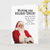 Wishing you HOLIDAY CHEER カード (黄色い花)