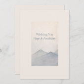 Wishing You Hope & Possibility – Elegant New Year  シーズンカード (正面/裏面)