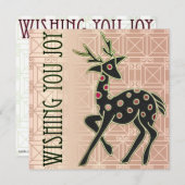 Wishing You Joyフラットカード 招待状 (正面/裏面)