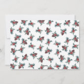 Wishing You Joy Holiday Photo Collage シーズンカード (裏面)