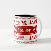 Wishing You Joy, Love, and Endless Mugs of Cocoa ツートーンマグカップ (正面右)