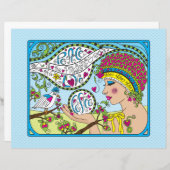 Wishing You Peace_Flat紙シート11インチx 8.5インチ (正面/裏面)