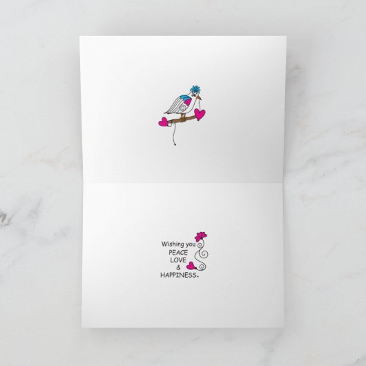 Wishing You Peace_Greeting Card カード (内部)