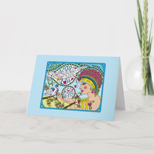 Wishing You Peace_Greeting Card カード (正面)